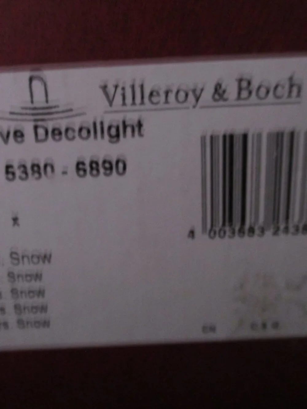 Villeroy and Boch Ceramic Mrs Snowman Tea Light Candle Holder